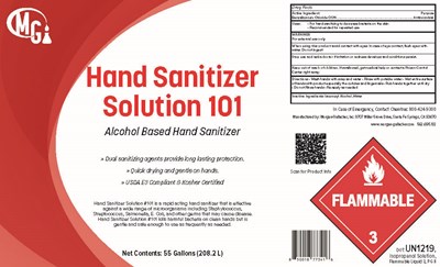 Mg 55g Hand Sanitizer 101 A21